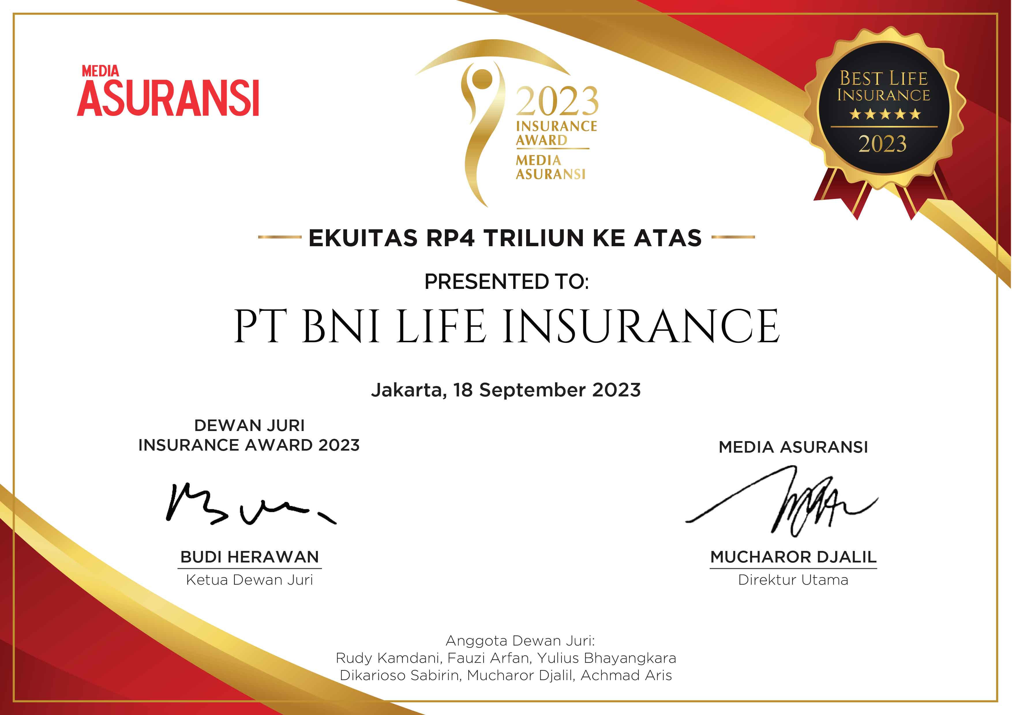 Insurance Award 2023 