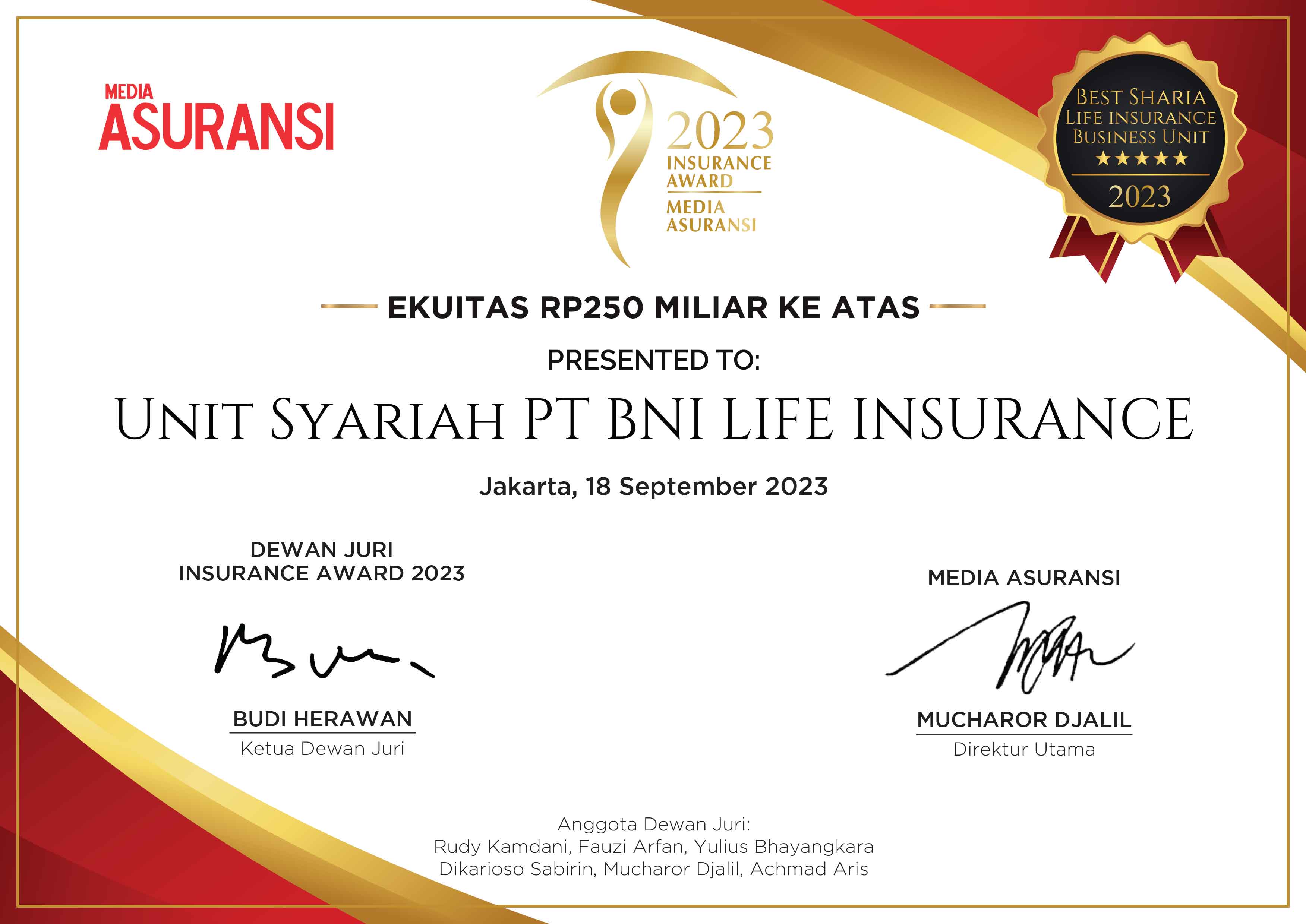 Insurance Award 2023 
