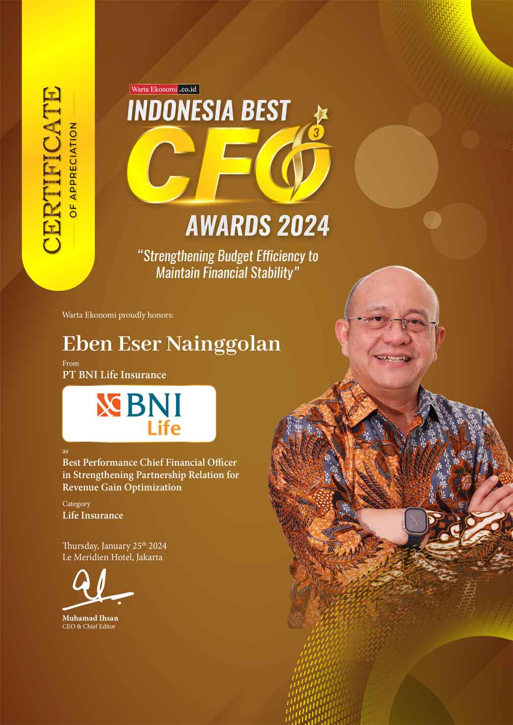 Indonesia Best CFO Awards 2024
