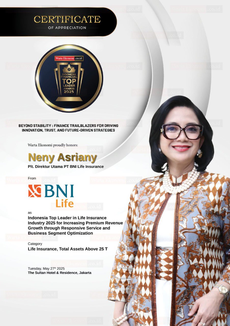 Indonesia Top Leader in Life Insurance Industry 2025 for Increasing Premium Revenue Growth through Responsive Service and Business Segment Optimization