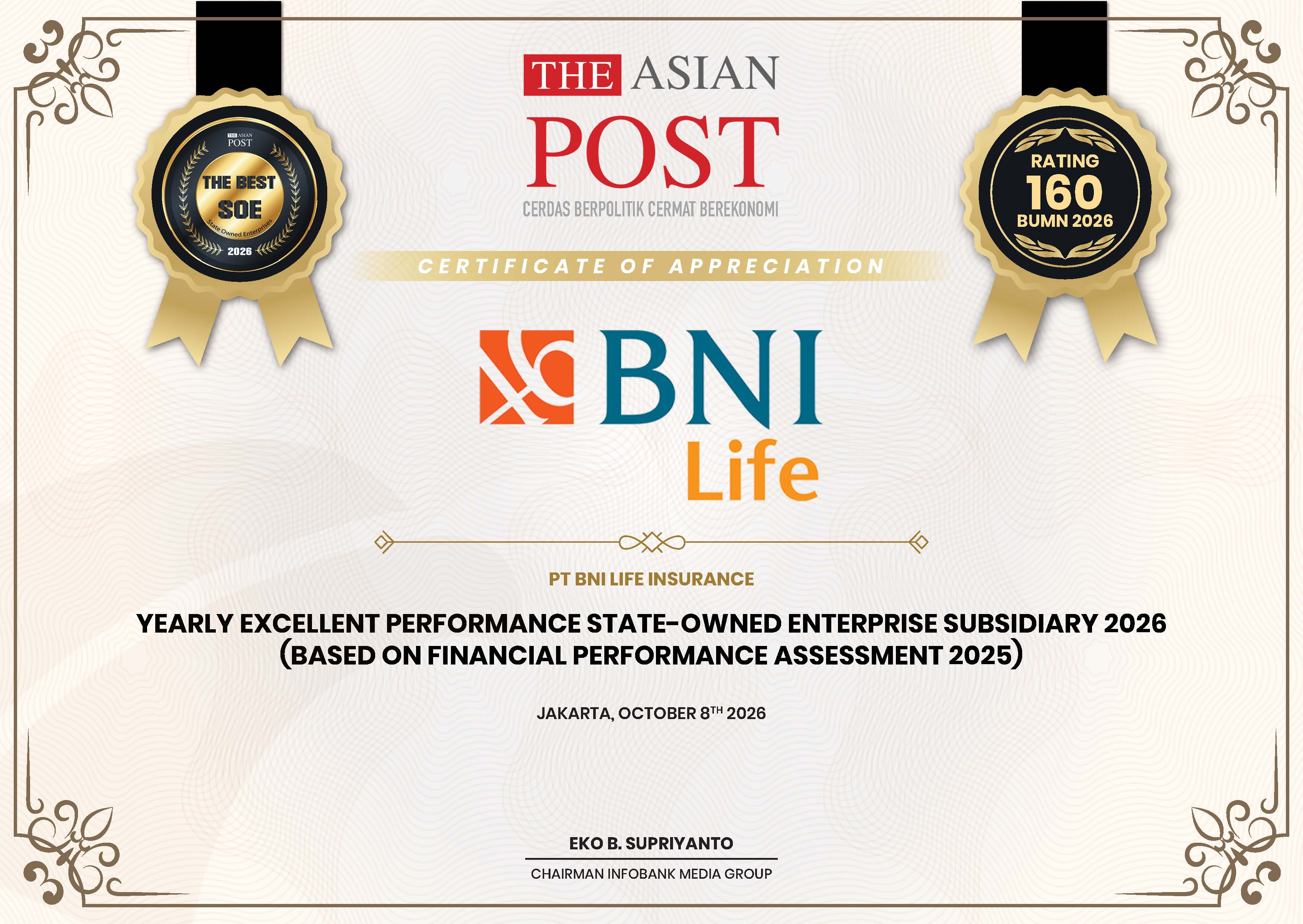 The Asian Post Best State-Owned Enterprise 2026