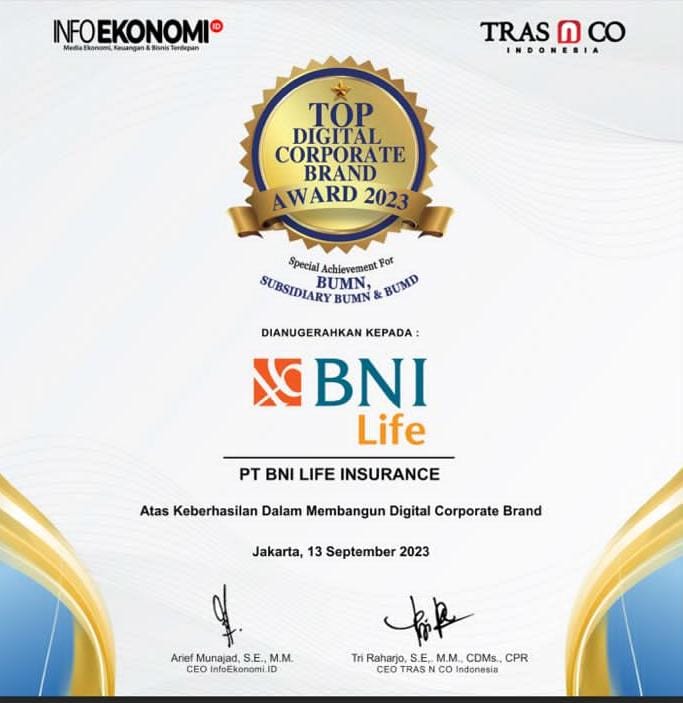 Top Digital Corporate Brand Award 2023