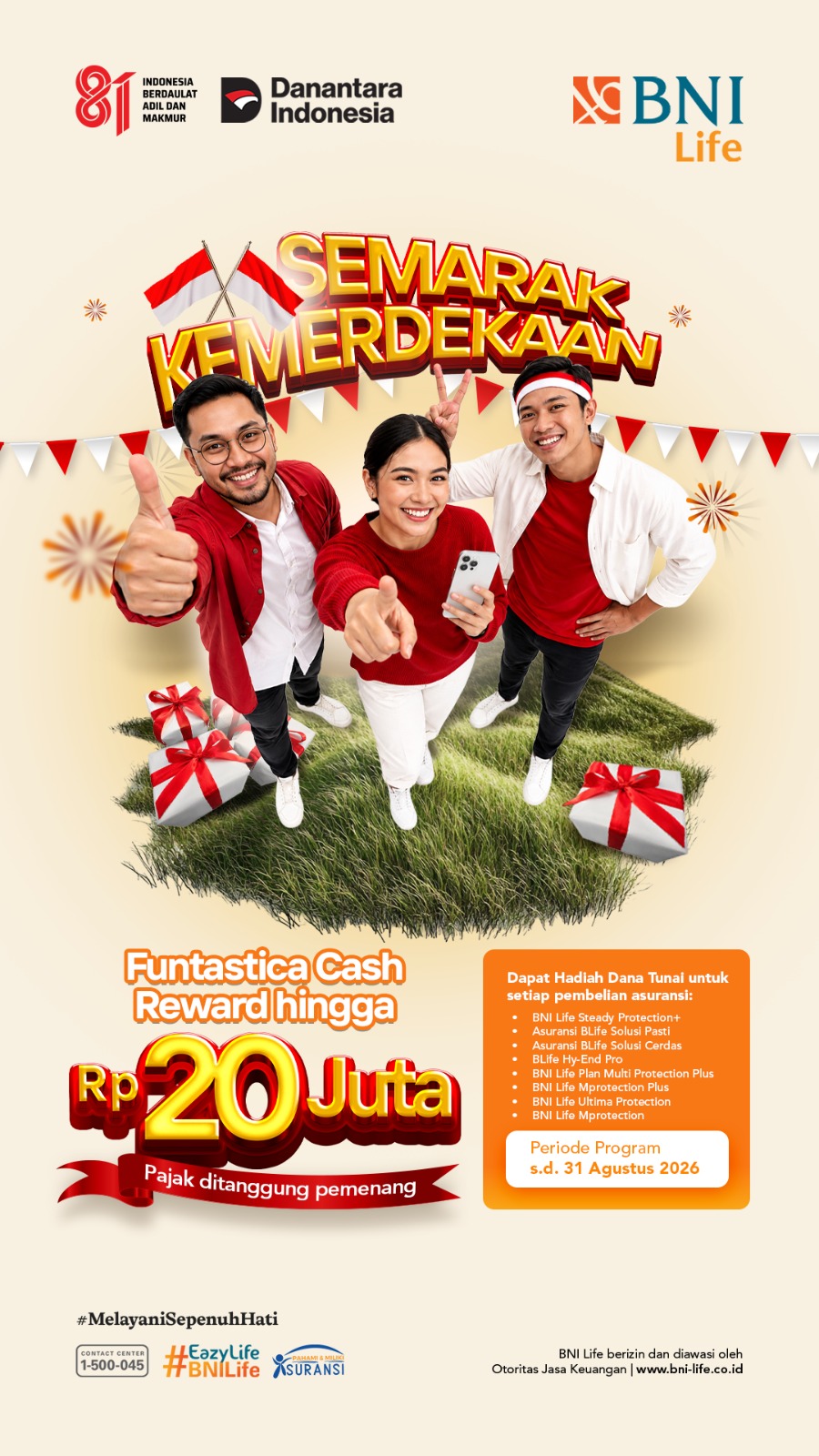 Funtastica Cash Reward Nasabah